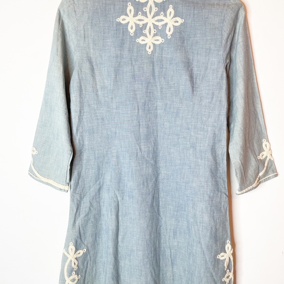 Lucky Brand Chambray Embroidered Tunic - Picture 5 of 7